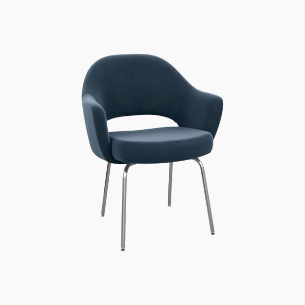 Saarinen Executive Chair Armchair with Tubular Legs