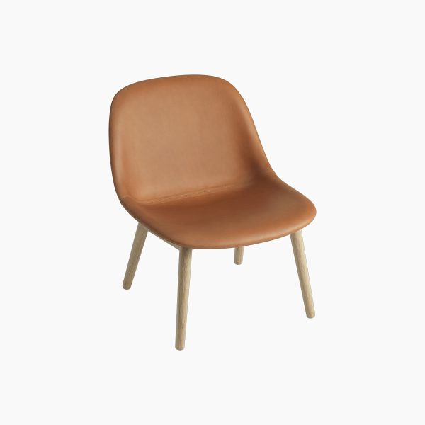 Fiber Lounge Chair Wood Base