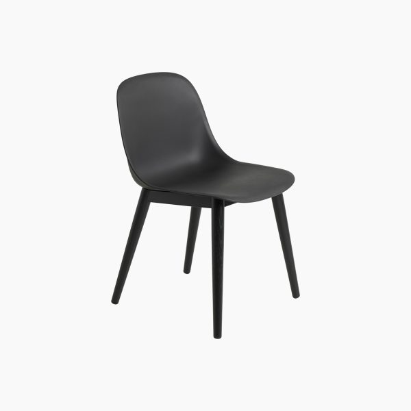 Fiber Side Chair Wood Base