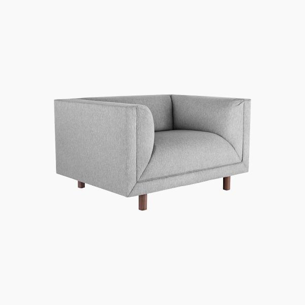 Rolled Arm Club Chair