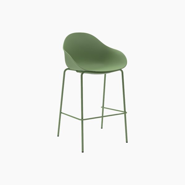 Ruby Barstool With 4 Leg Base