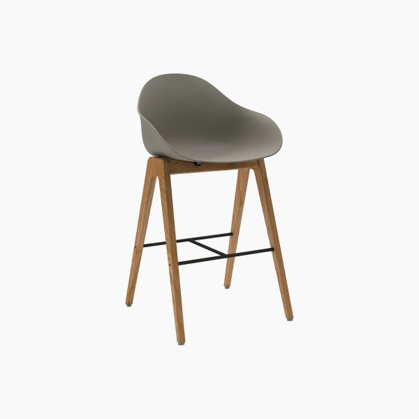 Ruby Wood Barstool