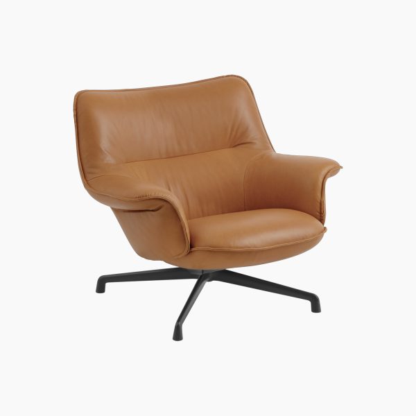 Doze Lounge Chair Low Back Swivel Base