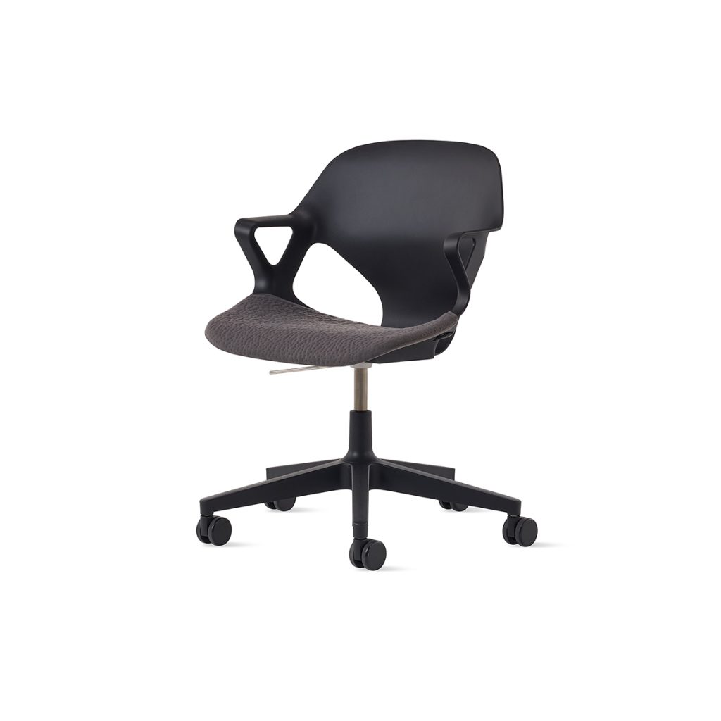 HermanMiller Zeph Chair 中古品 Zeph Black/Black Armless Chair