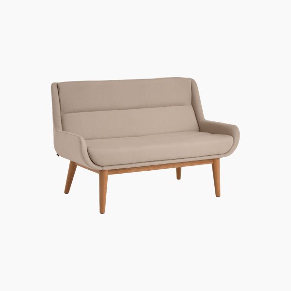 Hush Low Sofa With Wooden Base