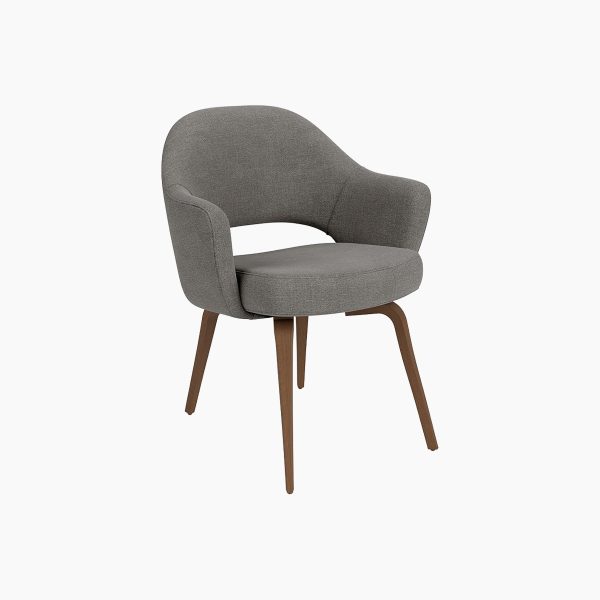 Saarinen Executive Chair Armchair with Wood Legs