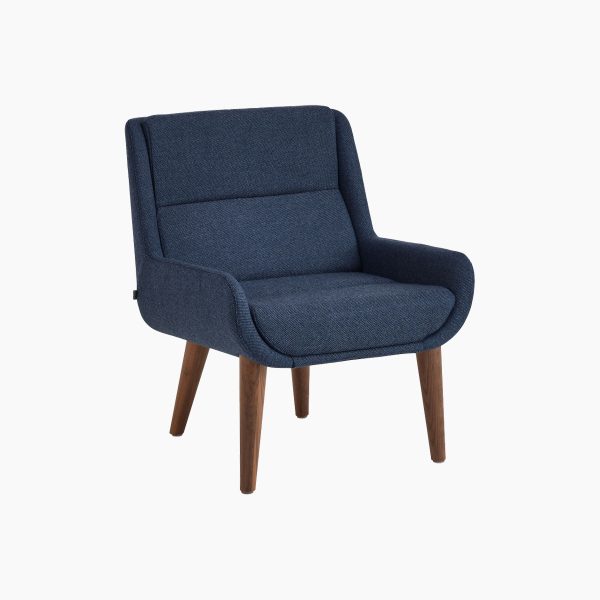 Hush Low Chair With Wooden Base