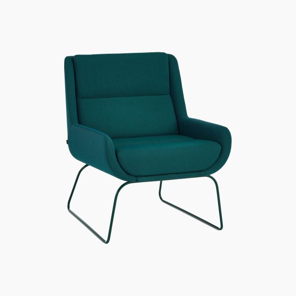 Hush Low Chair With Sled Base