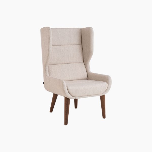 Hush Chair With Wooden Base