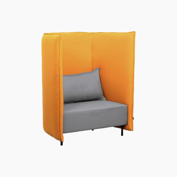 Cloud Plain 1.5 Seat Sofa With High Back