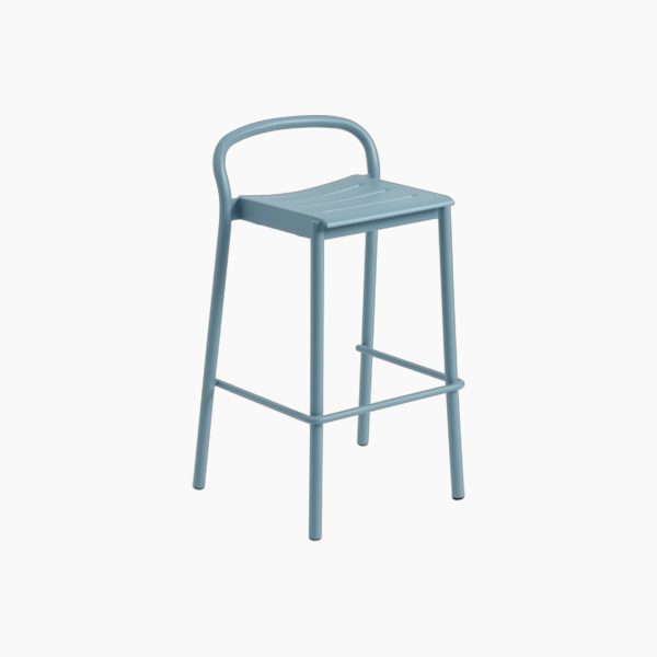 Linear Steel Bar Stool