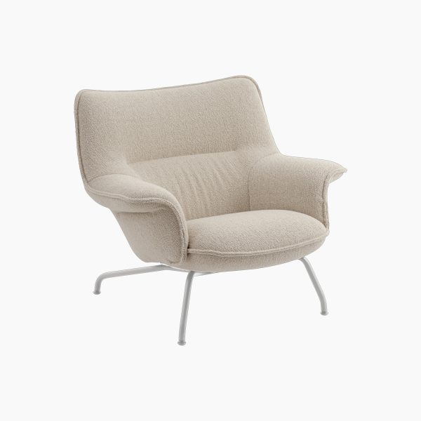 Doze Lounge Chair Low Back Tube Base