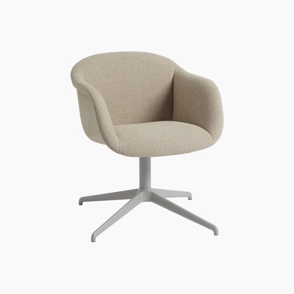 Fiber Soft Armchair Swivel Base