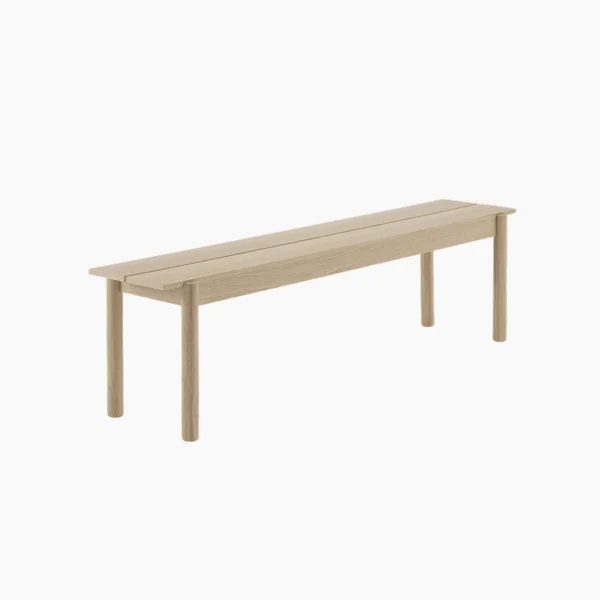 Linear Wood Bench