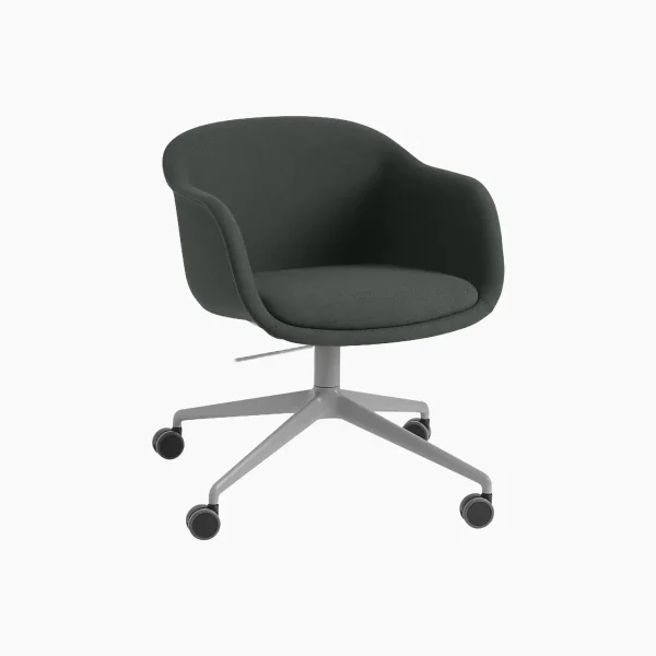 Fiber Conference Armchair Swivel Base w. Castors and Tilt
