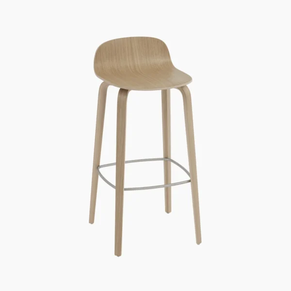 Visu Bar Stool Wood Base