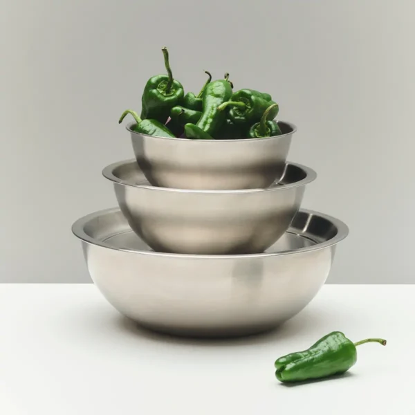 Outdoor Market Steel Bowl with Lid