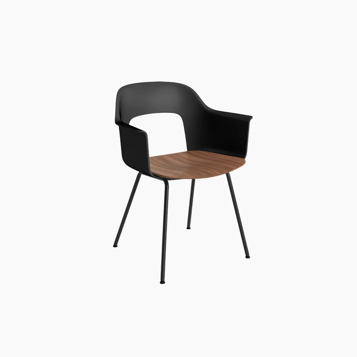 AF290-F333-AA51-01UF_Layout Armchair 231_black alu 4 star swivel base_biscotti shell (1)-Photoroom 2