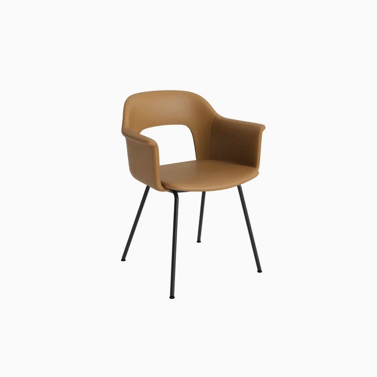 AF290-F333-AA51-01UF_Layout Armchair 231_black alu 4 star swivel base_biscotti shell (1)-Photoroom 2